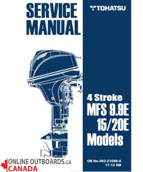 Tohatsu Service Manual Model 9.9/15/20E