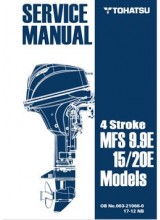 Tohatsu Service Manual Model 9.9/15/20E